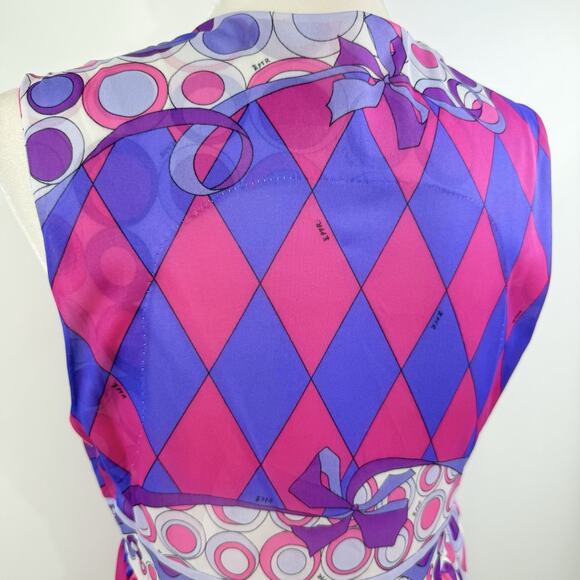 Emilio Pucci for Formfit Rogers 1960s Vintage Slip Dress Med Lingerie Sheer Mod - Picture 9 of 13